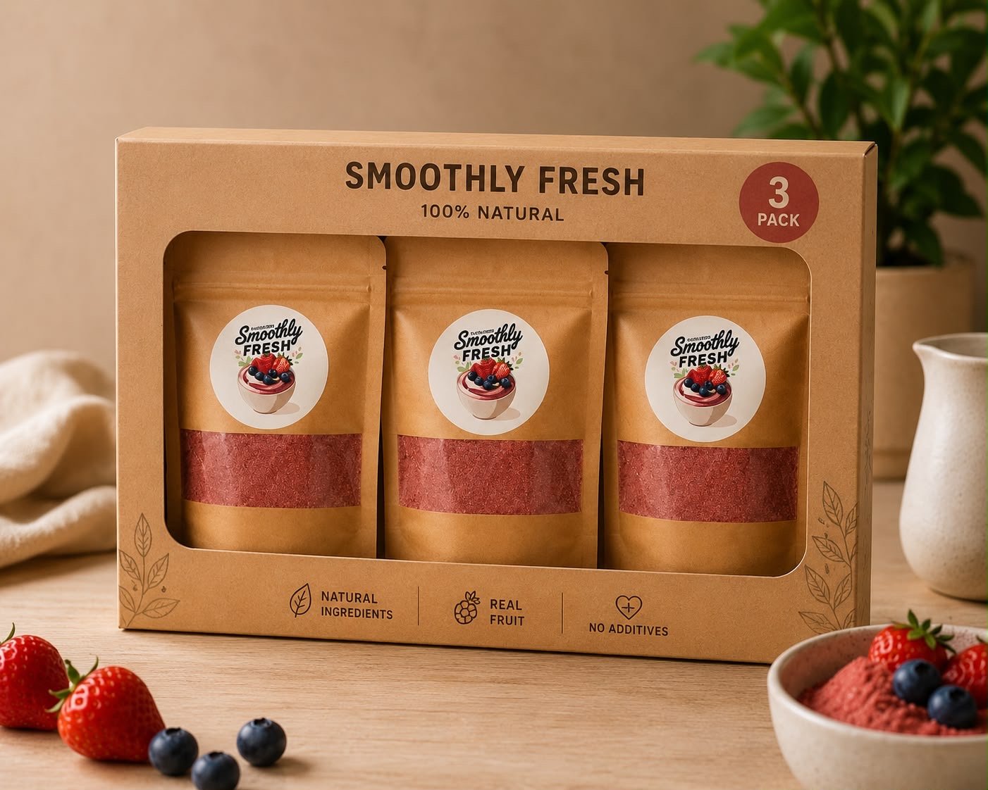 SmoothlyFresh 3-Pack proefpakket geschenkdoos